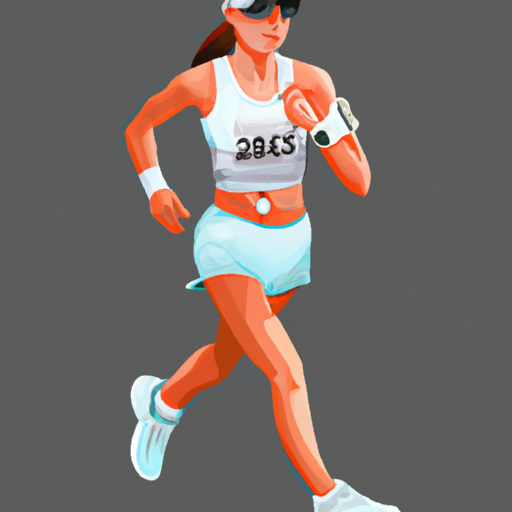 רץ בציוד ריצה איכותי המדגיש את החשיבות של לבוש נכון.